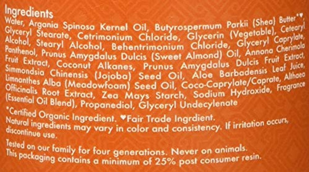 Shea Moisture Argan Oil & Almond Milk Smooth & Tame Conditioner For Unisex 13 Ounce