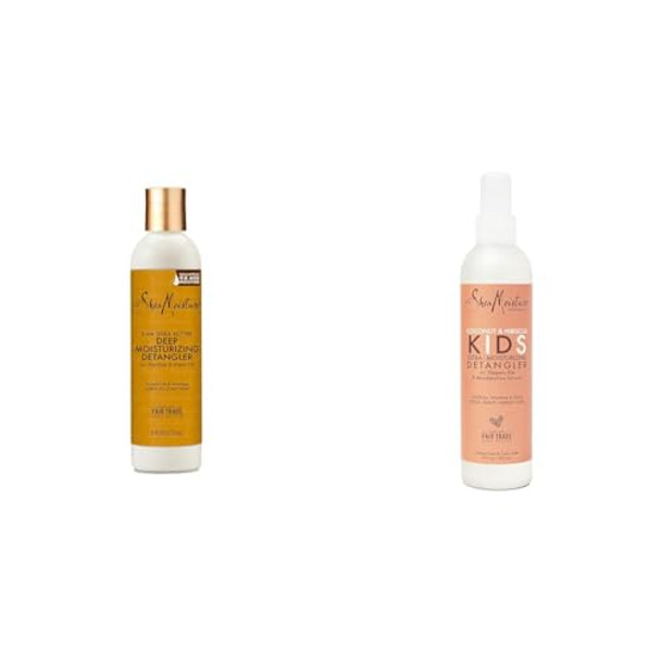 Sheamoisture Raw Shea Butter And Coconut Hibiscus Kids Extra Moisturizing Detanglers 8 Oz (2 Pack)