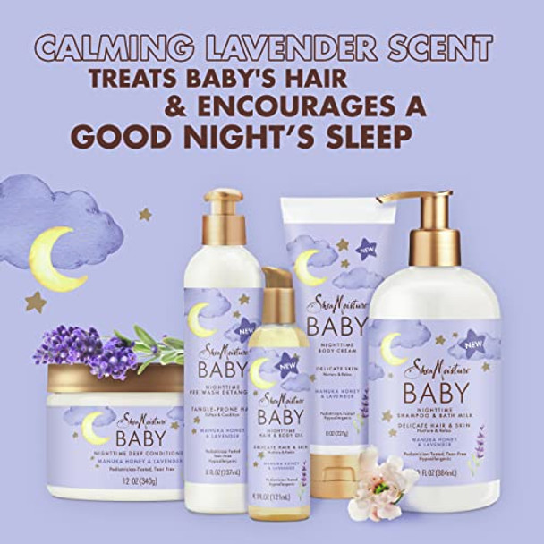 Sheamoisture Baby Deep Conditioner Manuka Honey & Lavender For Delicate Hair And Skin Nighttime Skin And Hair Care Regimen 12 Oz Sheamoisture Baby Deep Conditioner Manuka Honey & Lavender For Delicate Hair And Skin Nighttime Skin And Hair Care Regimen 12 Oz