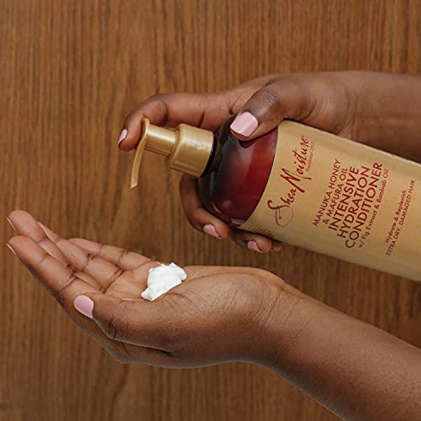 Sheamoisture Intensive Hydration Conditioner For Dry Damaged Hair Manuka Honey And Mafura Oil Deep Moisturizing Conditioner 24Oz