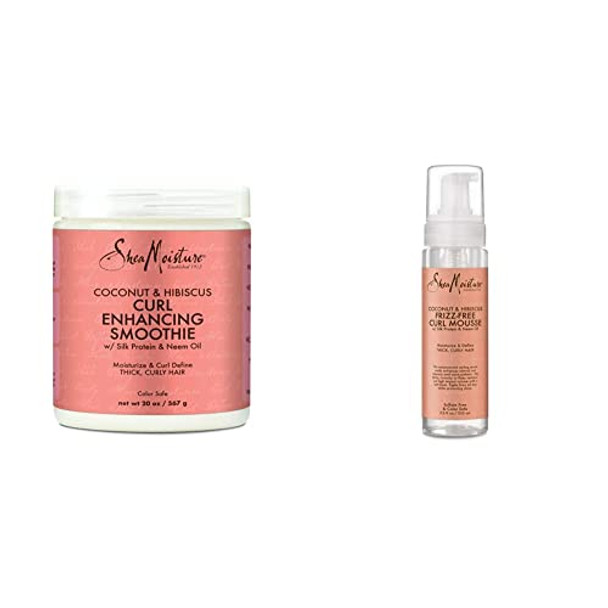 Sheamoisture Curl Enhancing Smoothie Hair Cream And Mousse For Thick Curly Hair