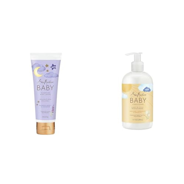 Sheamoisture Baby Moisturizer Manuka Honey & Lavender For Delicate Hair And Skin Nighttime Hair And Skin Care Regimen 8 Oz