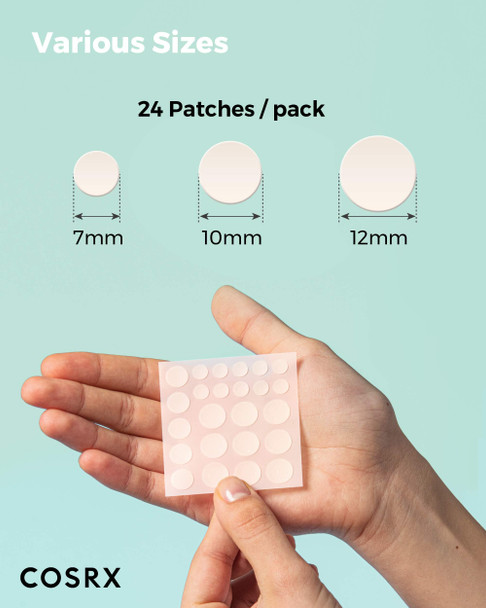 COSRX Acne Pimple Master Patch 72 Patches (3 Packs of 24 Patches) | A.D.F. Hydrocolloid Dressing | Quick & Easy Treatment
