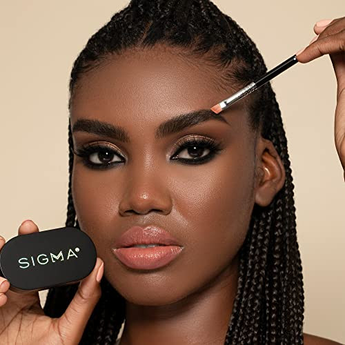 Sigma Beauty Color + Shape Brow Powder Duo - Eye Brow Palette For Natural Defined Brows - Dark And Light Brow Powder To Tint And Highlight - Vegan Paraban Sulfate Brow Make Up - Light