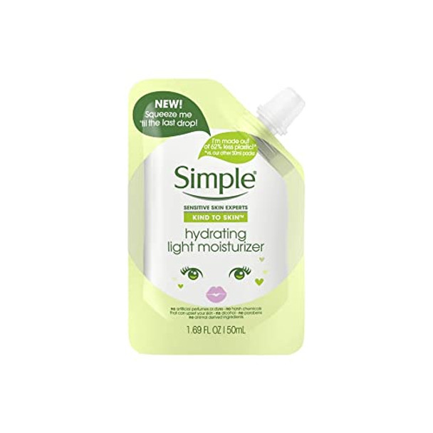 Simple Sassy Hydrating Light Moisturizer Mini Travel Size Eco Friendly Pouch (Hydrating Light Moisturizer 1.69 Fl Oz (Pack Of 1)