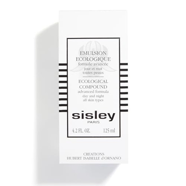 Sisley Paris Ecological Compound Advanced Formula - 125 Ml - Day & Night Face Cream To Balance Strengthen & Revitalize - All Skin Types - Non Greasy Matte Finish