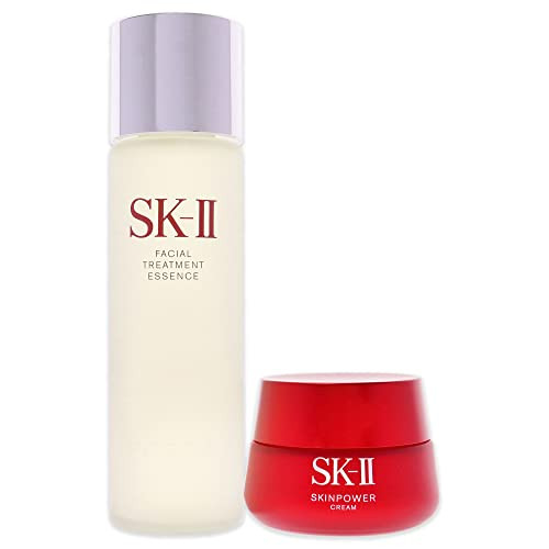 Sk-Ii Facial Treatment Essence And Skinpower Cream Set Unisex 2 Pc