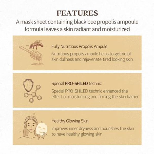 Carrot Carotene Mask10Ea Set - Beta Carotene Carrot Seed Oil Extract For All Skin Type Moisturizing And Soothing For Sensitive Skin Type Redness Relief 9.1Fl.Oz 270Ml