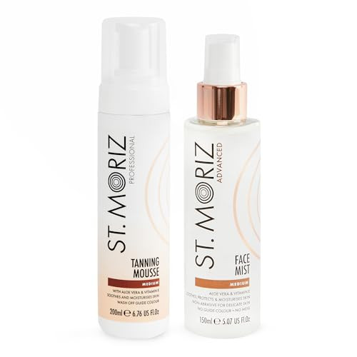 St. Moriz Professional Medium Self Tanner Mousse & Face Mist
