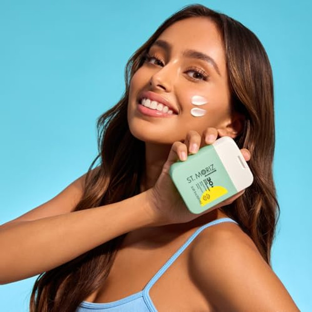 St Moriz Suncare Spf 30+ Face Sunscreen - Broad Spectrum Protection Spf 30+ Water Resistant Moisturizing Sunscreen Lotion For Face - Oxybenzone & Octinoxate - Vegan - Cruelty (3.38 Fl Oz)