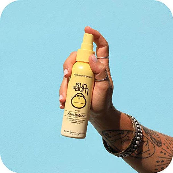 Sun Bum Blonde Hair Lightener - Vegan Paraben Gluten And Cruelty- Color Enhancing Brightener For Blondes 2 Pack