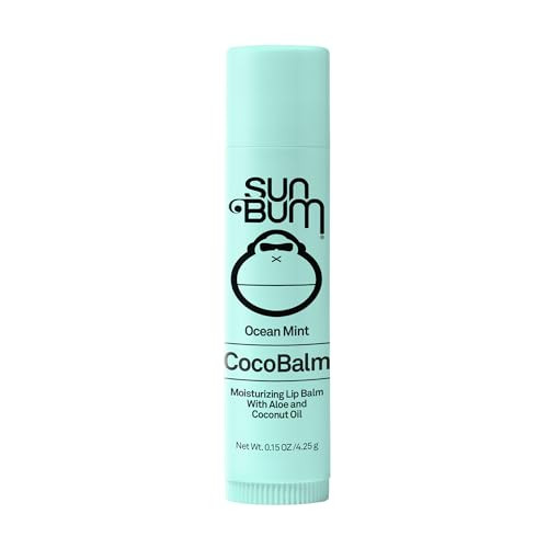 Sun Bum Ocean Mint Cocobalm Hydrating Lip Balm With Aloe Hypoallergenic Paraben Silicone 0.15Oz Stick