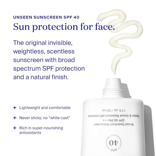 Supergoop Unseen Sunscreen (1.7 Oz) + Play Antioxidant Body Mist Spf 50 (6 Oz)