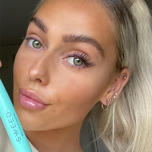 Sweed - Lash Lift Mascara Lightweight Flake- Smudge-Proof Vitamin B5 Vegan Cruelty- Clean Beauty (Black 0.27 Oz 8 Ml)
