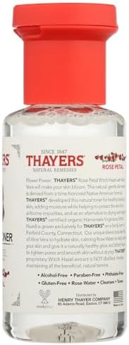 Thayers Witch Hazel - Rose Petal - Alcohol - Case Of 24-3 Fl Oz