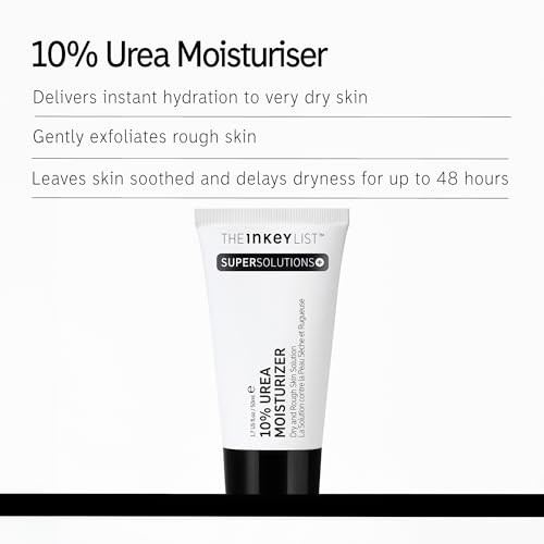 The Inkey List Supersolutions Urea 10% Moisturizer Quickly Helps To Hydrate Nourish And Soothe Dry Skin Gently Exfoliates Urea Moisturizer For Face 1.69 Fl Oz