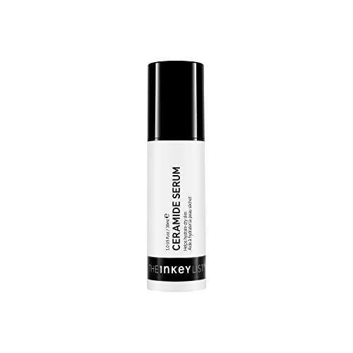 The Inkey List Ceramide Serum Overnight Cream With Hyaluronic Acid To Rehydrate And Soothe Dry Skin 1.01 Fl Oz