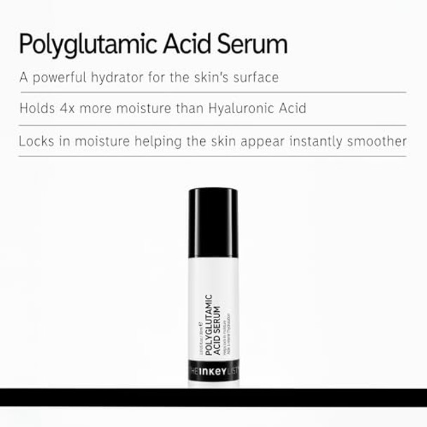 The Inkey List Polyglutamic Acid Serum Face Serum To Moisturize Dry Skin Reduce Fine Lines And Boost Radiance 1.01 Fl Oz The Inkey List Polyglutamic Acid Serum Face Serum To Moisturize Dry Skin Reduce Fine Lines And Boost Radiance 1.01 Fl Oz