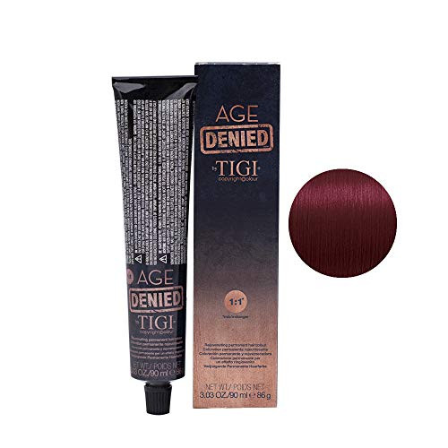 Tigi Age Denied Copyright Colour Rejuvenating Permanent Haircolour 3.03 Oz. (5/66 (5Rr) Intense Red Light Brown)