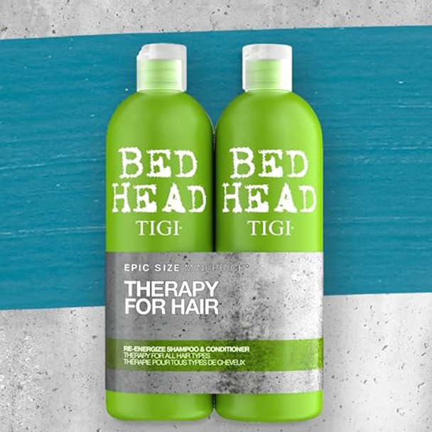 Tigi Bed Head Urban Antidotes Re-Energize Shampoo 25.36 Oz (Pack Of 2)