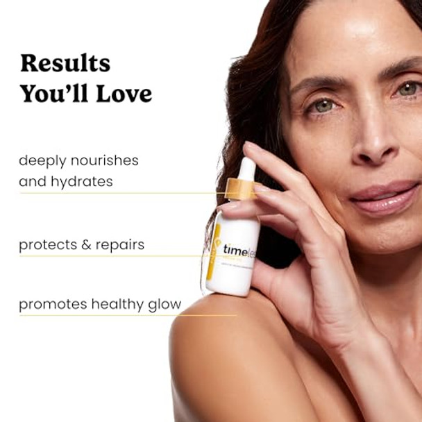 Timeless Skin Care Argan Oil - 100% Pure Argan Oil For Face & Hair Care - For Dry Skin - Fragrance- - Use With Moisturizer Or Hair Products - 2 Oz