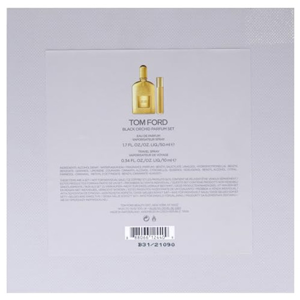 Black Orchid Parfum By Tom Ford For Women - 2 Pc Set 1.7Oz Edp Spray 0.33Oz Edp Spray