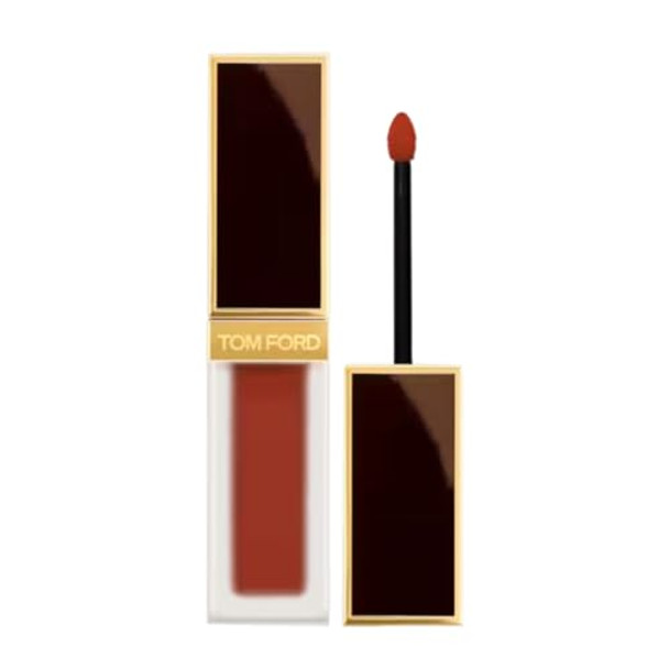 Tom Ford Liquid Lip Luxe Matte Lipstick - 122 Smitten (Warm Brown) - .2 Fl Oz / 6 Ml Tom Ford Liquid Lip Luxe Matte Lipstick - 122 Smitten (Warm Brown) - .2 Fl Oz / 6 Ml