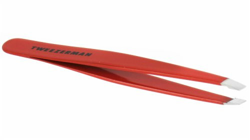 Tweezerman Stainless Steel Slant Tweezer (Pretty In Pink)