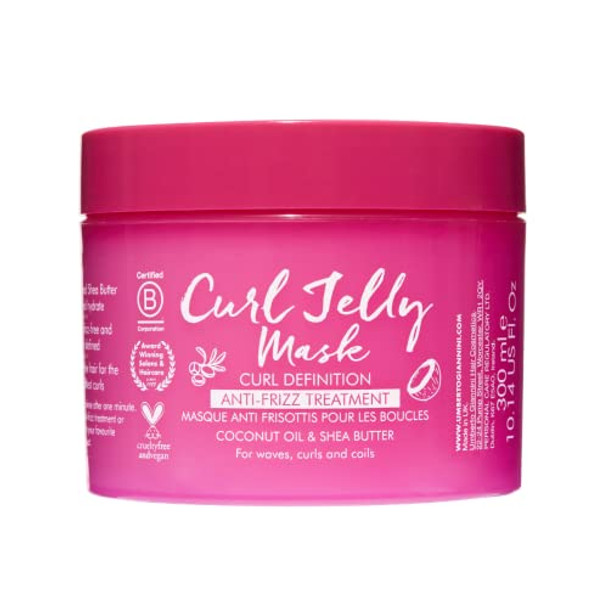 Umberto Giannini Curl Jelly Mask 10.14 Fl Oz - Deep Conditioning Anti-Frizz Treatment For Curly And Coily Hair