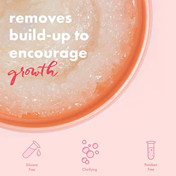 Umberto Giannini Grow Long Hair Growth Scrub Treatment - Vegan & Cruelty Grow Scrub Scalp Exfoliator With Caffeine-Gro Complex