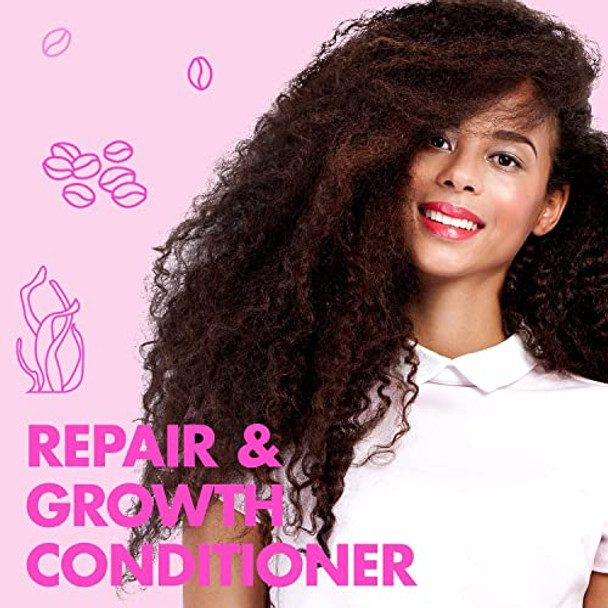 Umberto Giannini Curl Repair Conditioner Vegan & Cruelty Repair & Growth Formula With Seaweed Wheat Bran & Caffeine 250 Ml