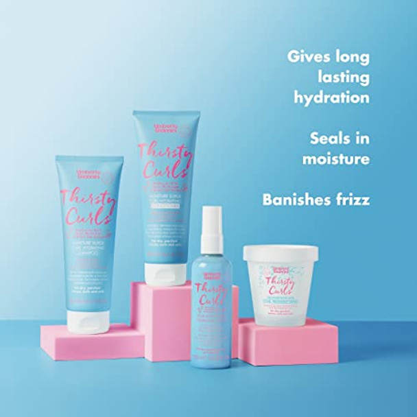 Umberto Giannini Thirsty Curls Styling Lotion - Anti Frizz & Humidity Proof Lotion For 2A-4C Curly Wavy & Coily Hair - Vegan & Cruelty- - Sulfate & Paraben