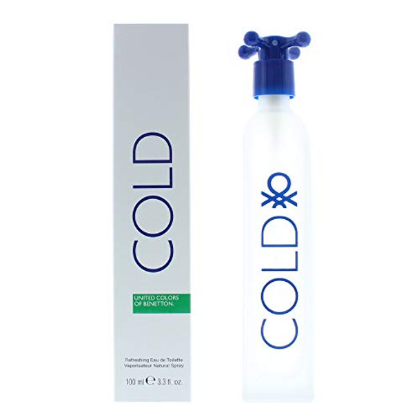 United Colors Of Benetton Cold For Men Eau De Toilette Spray 3.3 Ounce