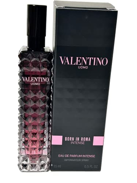 Valentino Uomo Born In Roma Intense Men Travel Spray Edp Mini Perfume 15 Ml / 0.5 Fl Oz Valentino Uomo Born In Roma Intense Men Travel Spray Edp Mini Perfume 15 Ml / 0.5 Fl Oz