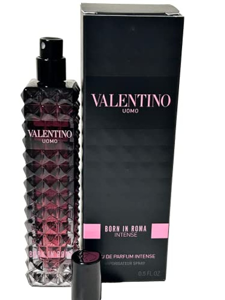 Valentino Uomo Born In Roma Intense Men Travel Spray Edp Mini Perfume 15 Ml / 0.5 Fl Oz Valentino Uomo Born In Roma Intense Men Travel Spray Edp Mini Perfume 15 Ml / 0.5 Fl Oz