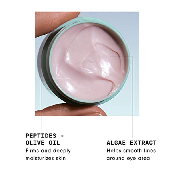 Versed Zero-G Smoothing Eye Cream - Smoothing Algae Extract Firming Peptides And Deeply Moisturizing Olive Oil - Vegan Eye Cream For Wrinkles And Fine Lines (0.5 Fl Oz)