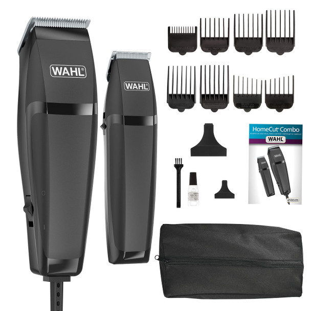 Wahl Clipper Corp Pro 14 Piece Styling Kit with Hair Clipper and Beard Trimmer for Total Body Grooming - Model 79450, Chrome