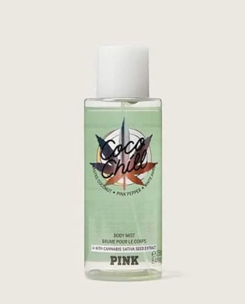 Victoria'S Secret Pink Coco Chill Body Mist With Cannabis Sativa Seed Extract