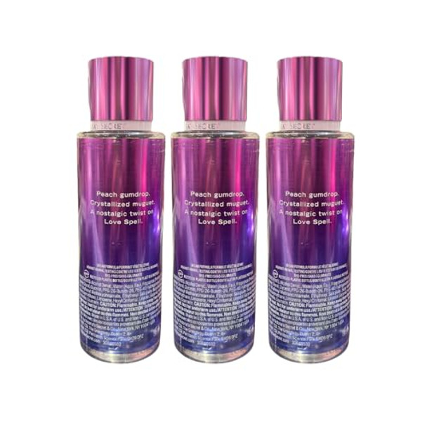 Victoria'S Secret Love Spell Candied Fragrance Mist 8.4 Fl Oz - Pack Of 3