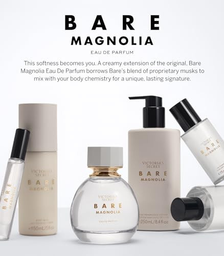 Victoria S Secret Bare Magnolia Eau De Parfum Notes Of Orange Flower Wood & Vanilla Musk Perfumes For Women (3.4 Oz)