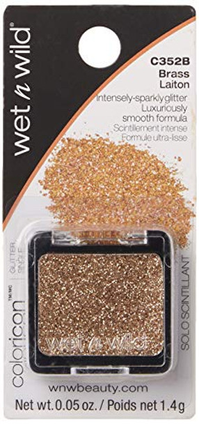 Wet N Wild Color Icon Glitter Single Brass 0.05 Ounce