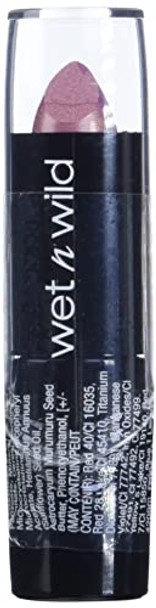 Wet N Wild Silk Finish Lipstick Hydrating Rich Buildable Lip Color With Vitamins AE & Macadamia 530D Dark Pink Frost And Secret Muse