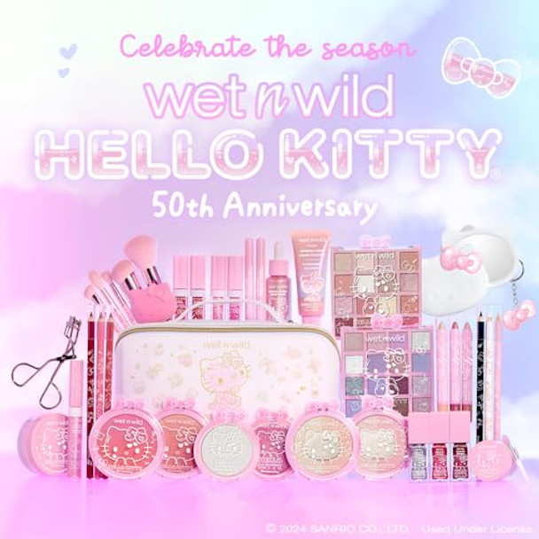 Wet N Wild Hello Kitty 3-Piece Multi Stick Set Multi-Functional Versatile Shades Shimmery Rich Pigmented Cream To Powder Glittery Formula Cruelty- & Vegan