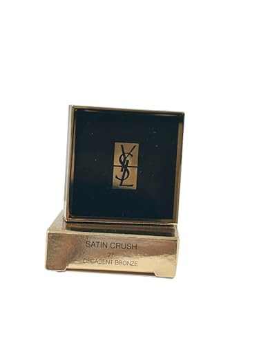 Yves Saint Laurent Satin Crush Satin Glow Eye Shadow 0.063 Oz/1.8 G Color #27 Decadent Bronze