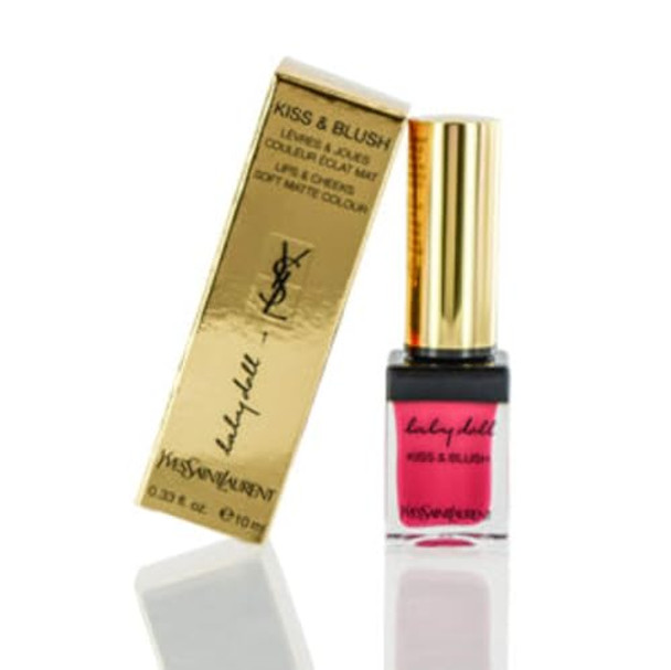 Yves Saint Laurent Baby Doll Kiss And Blush Lip Gloss For Women No. 1 Fuchsia Desinvolte 0.33 Ounce