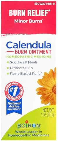 Boiron Calendula Burn Ointment For Relief From Minor Burns From Cooking Friction Or Sunburns 1 Oz