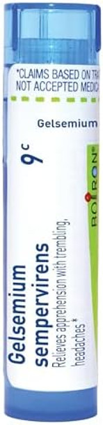 Boiron Gelsemium Sempervirens 9C For Apprehension With Trembling & Headachess 80 Pellets