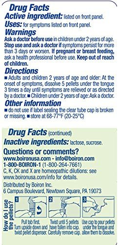 Boiron Staphysagria 6C Homeopathic Medicine For Surgical Wounds 80 Pellets