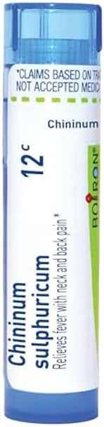 Boiron Chininum Sulphuricum 12C For Fever With Neck & Back Pain 80 Pellets