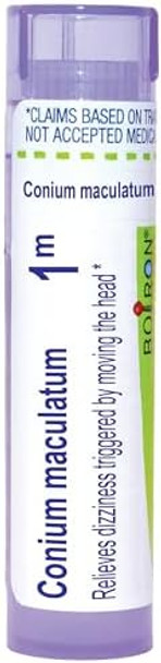 Boiron Conium Maculatum 1M For Dizziness Triggered By Moving The Head 80 Pellets